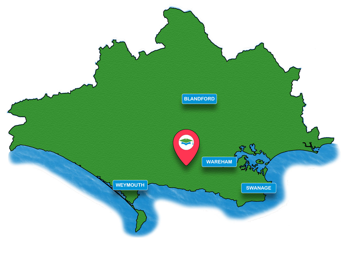 School trip Isle of Wight location map for The Tank Museum
